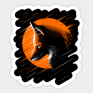 Rising Fox Sticker